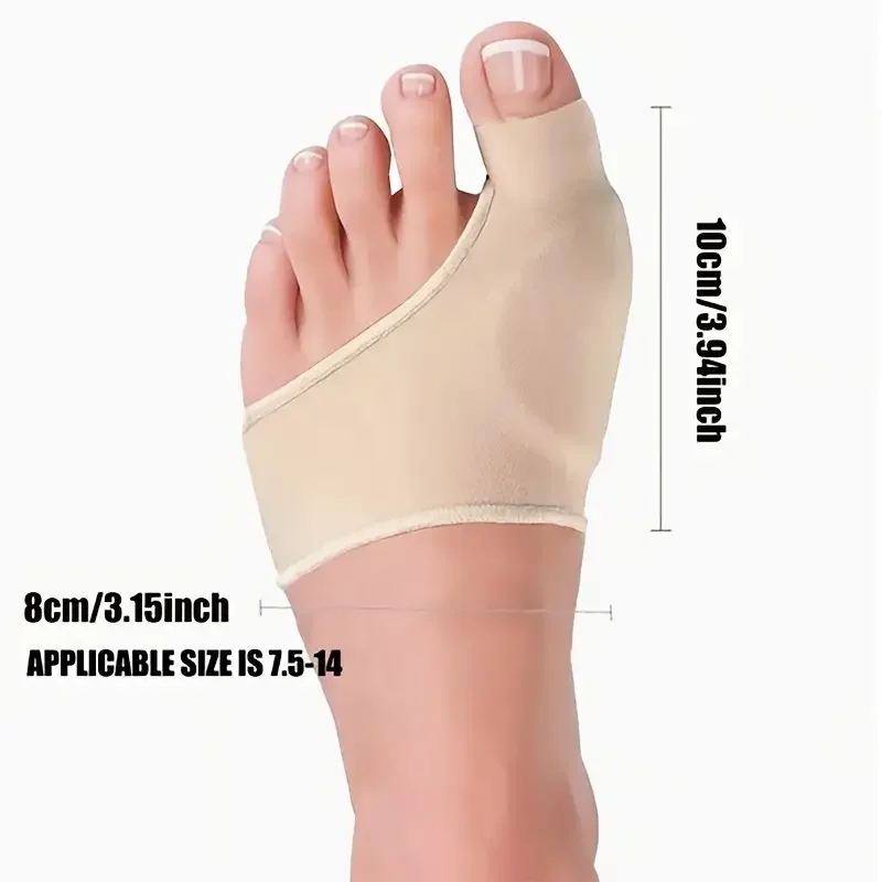 Ankle Brace Sock - Calcetines Separadores de Dedos de Silicona
