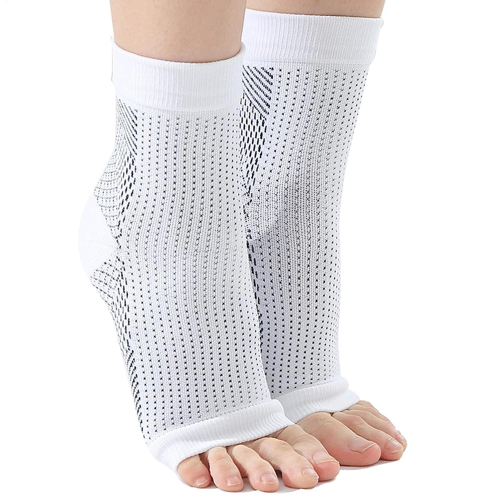 Ankle Brace Sock - Calcetines de Compresión para Fascitis Plantar,