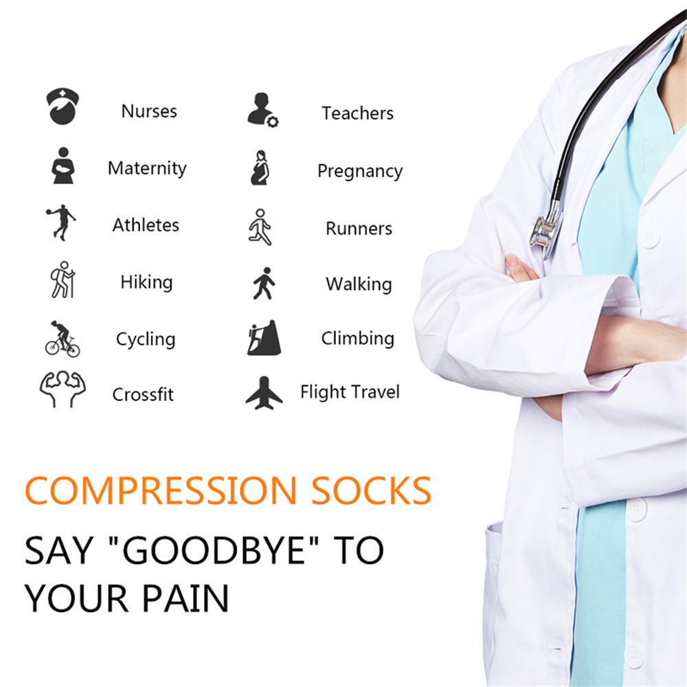 5 par/pack calcetines de compr - Compression Sock Medical reseña y precio