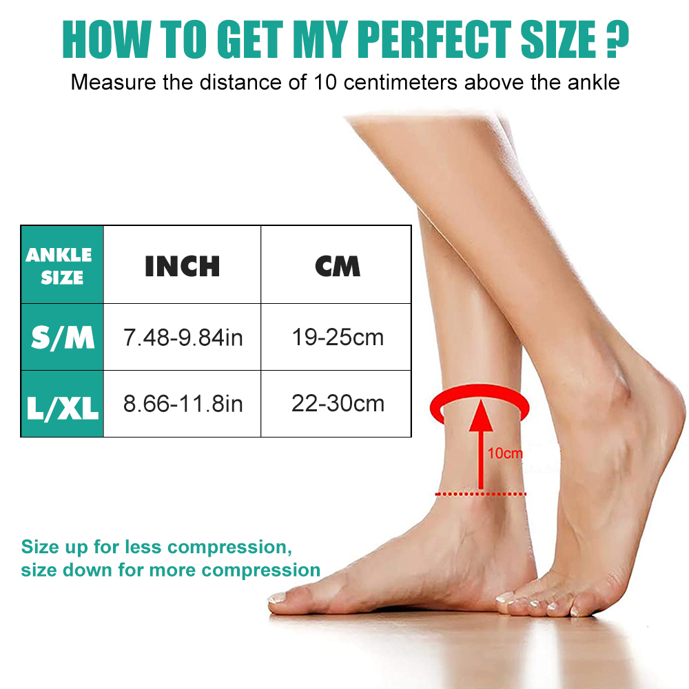 1 Par de Calcetines de Compres - Ankle Brace Sock reseña y precio