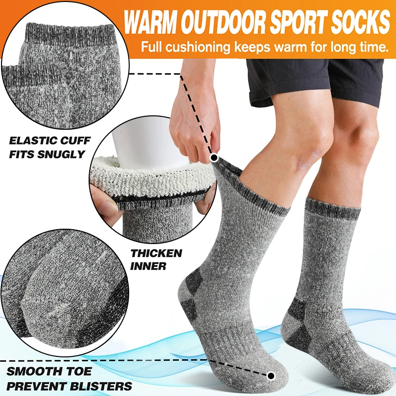 1 par de calcetines de inviern - Wool Hiking Sock reseña y precio