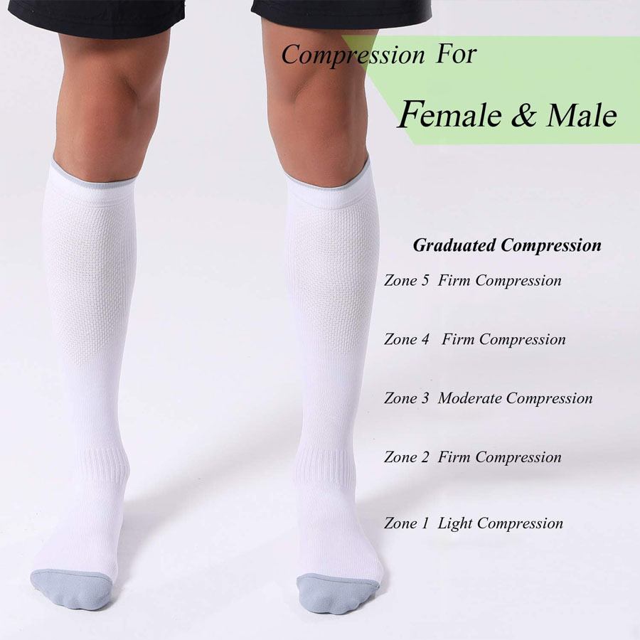 3/1 Pares de Calcetines de Com - Compression Sleeve Calf reseña y precio