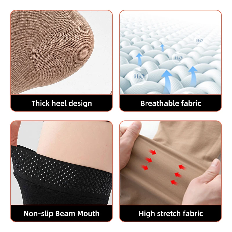 30-40 MmHg sobre la rodilla pu - Compression Sock Medical reseña y precio