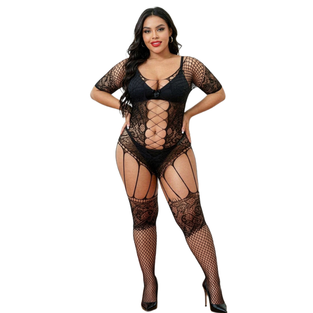 Nuevos Bodysuits de Talla Gran - Fishnet Stocking Women reseña y precio